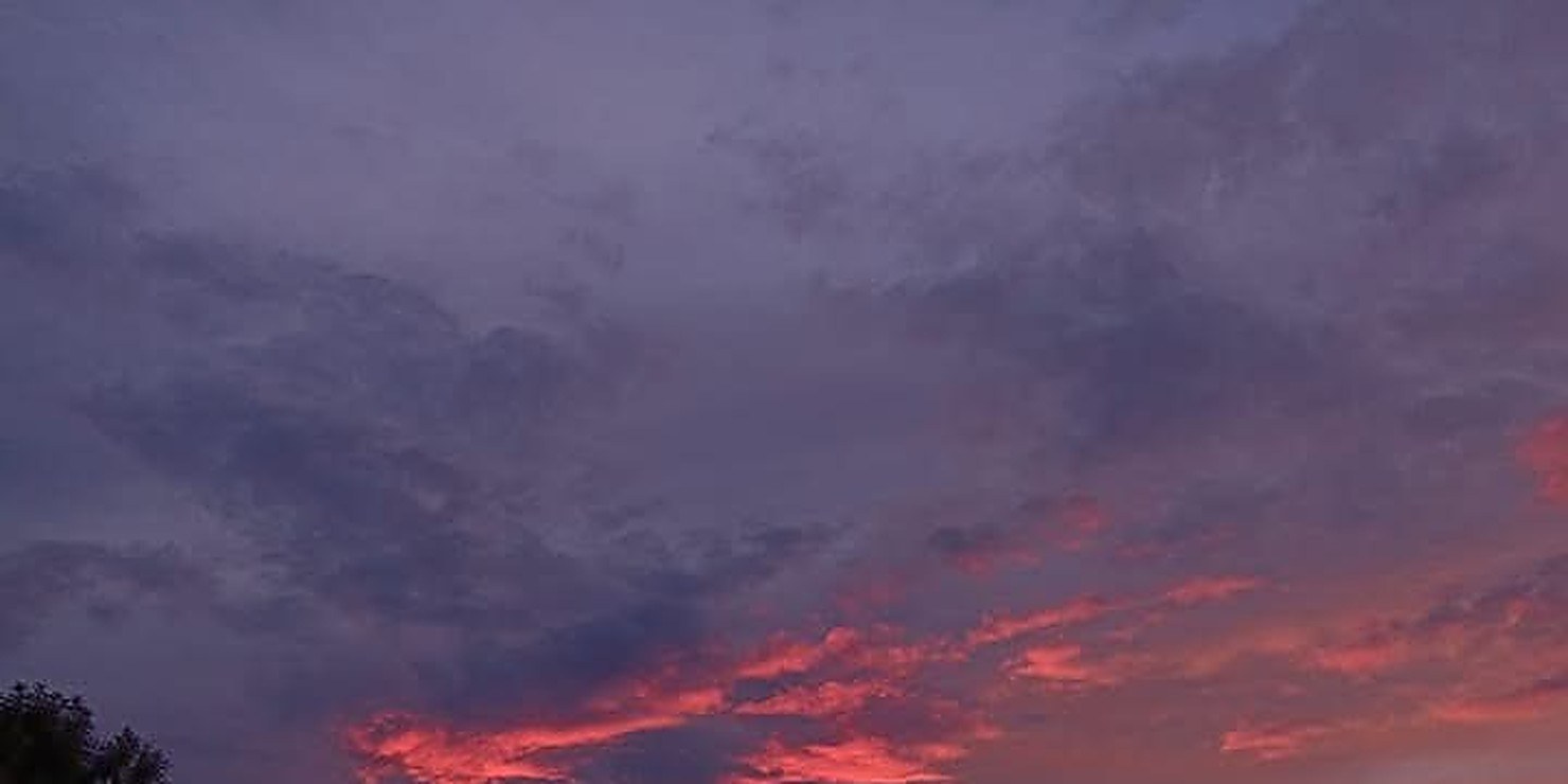 Dusk over the river